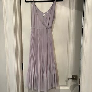 Aritzia lilac wrap dress size xxs
